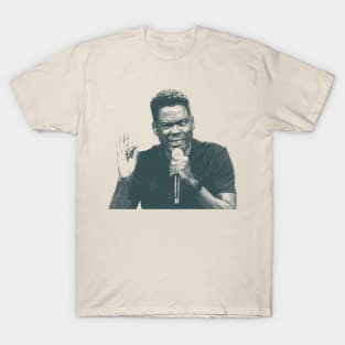 Chris Rock Portrait - Hilarious Comedian Art T-Shirt
